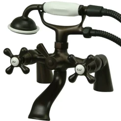 Clearance Deck Mount Clawfoot Tub Faucet with Hand Shower Tub & Shower Sets|Tub Faucets