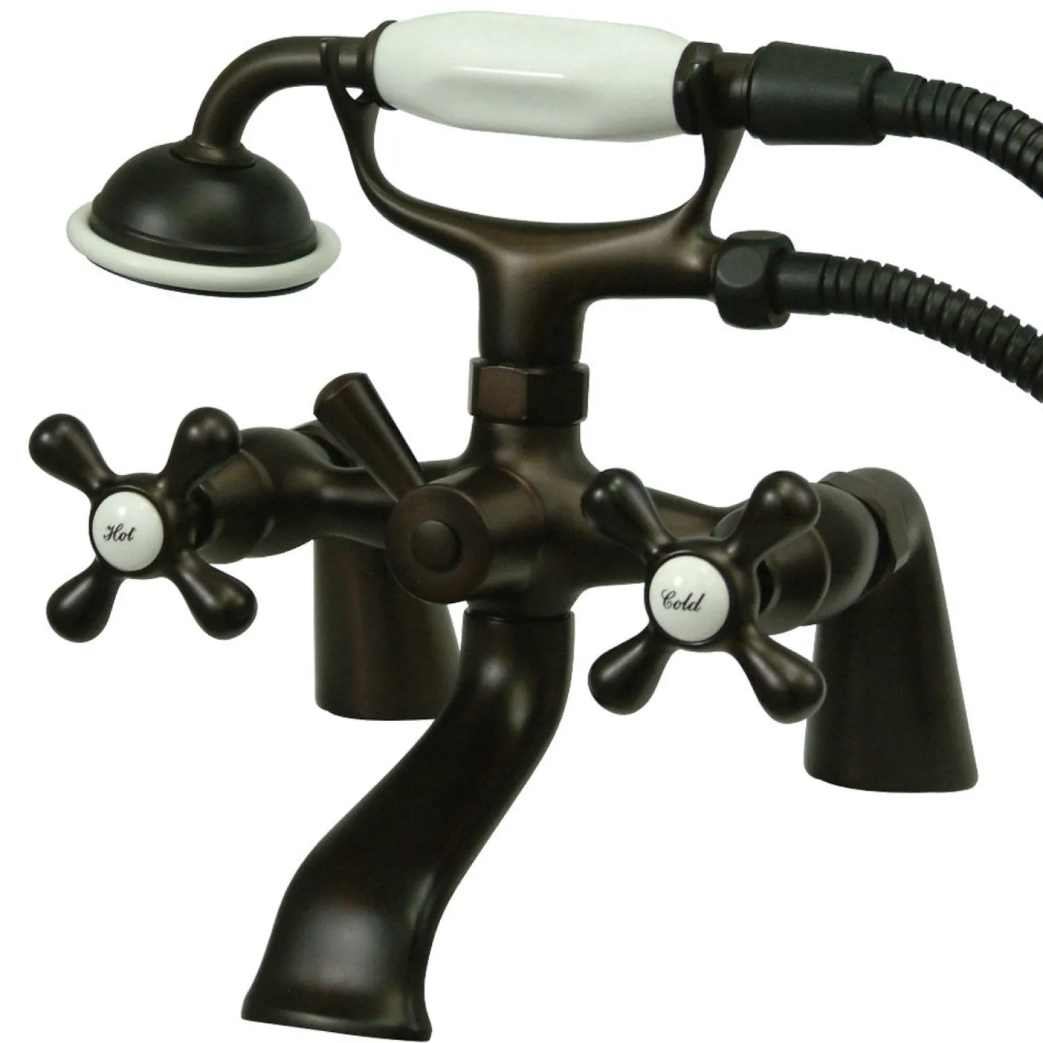 Clearance Deck Mount Clawfoot Tub Faucet with Hand Shower Tub & Shower Sets|Tub Faucets