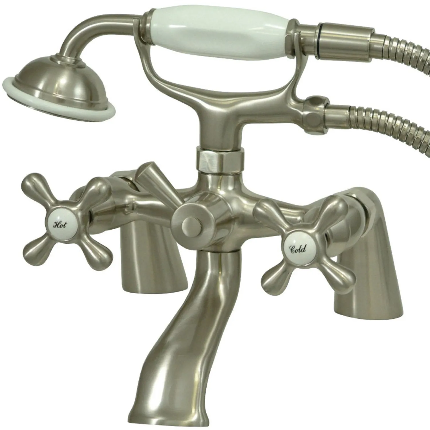 Clearance Deck Mount Clawfoot Tub Faucet with Hand Shower Tub & Shower Sets|Tub Faucets