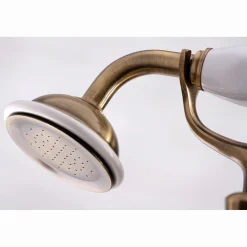 Outlet Deck Mount 2-Hole Clawfoot Tub Faucet with Hand Shower Tub & Shower Sets|Tub Faucets
