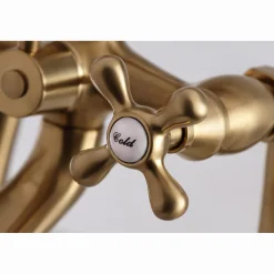 Outlet Deck Mount 2-Hole Clawfoot Tub Faucet with Hand Shower Tub & Shower Sets|Tub Faucets