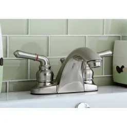 Deck Mount 4-Inch Centerset Bathroom Faucet 4