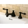 Hot Deck Mount 8-Inch Widespread Bathroom Faucet with Brass Pop-Up 8" Widespread