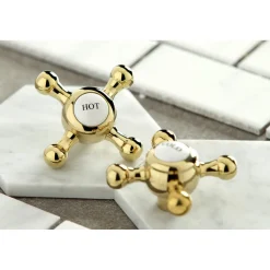 Hot Deck Mount Roman Tub Filler with Hand Shower Tub & Shower Sets|Tub Faucets