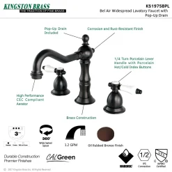 Best Deck Mount 8" Widespread Bathroom Faucet 8" Widespread