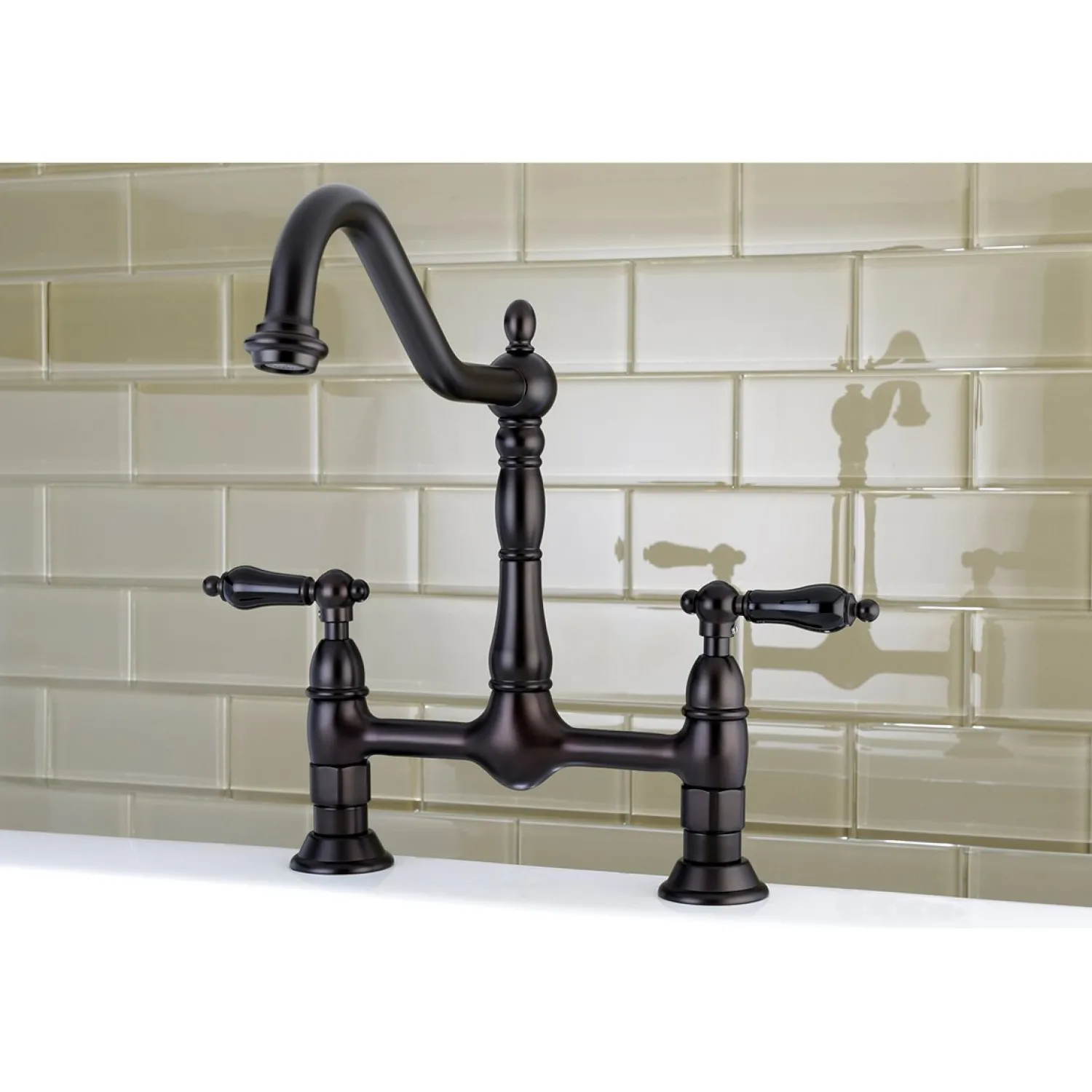 Sale Duchess 8" Centerset Kitchen Faucet Less Sprayer Bridge Faucets