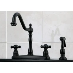 Duchess Centerset 4-Hole Kitchen Faucet Faucets With Side Spray