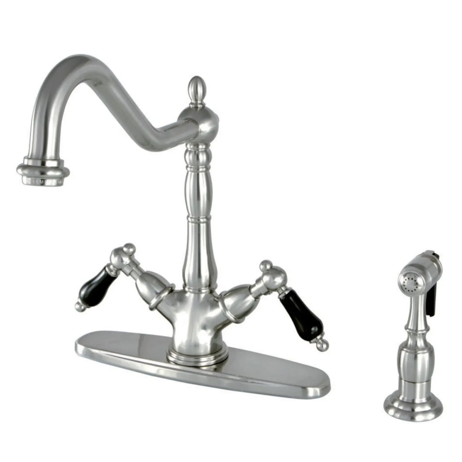 Online Duchess 8" Centerset Deck Mount Kitchen Faucet with Brass Sprayer Faucets With Side Spray