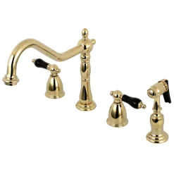 Duchess Deck Mount Widespread 4-Hole Kitchen Faucet Widespread Kitchen Faucets|Faucets With Side Spray