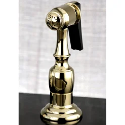 Duchess Deck Mount Widespread 4-Hole Kitchen Faucet Widespread Kitchen Faucets|Faucets With Side Spray
