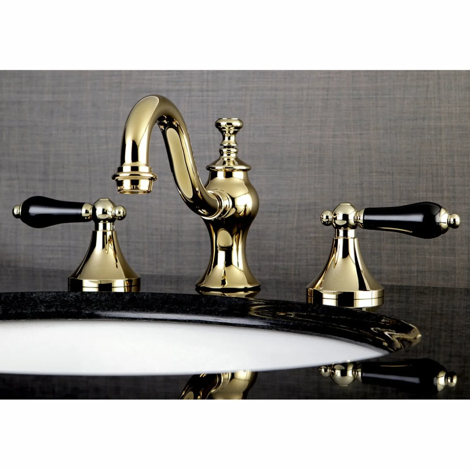 Best Duchess Deck Mount 3-Hole 8-Inch Widespread Bathroom Faucet 8" Widespread