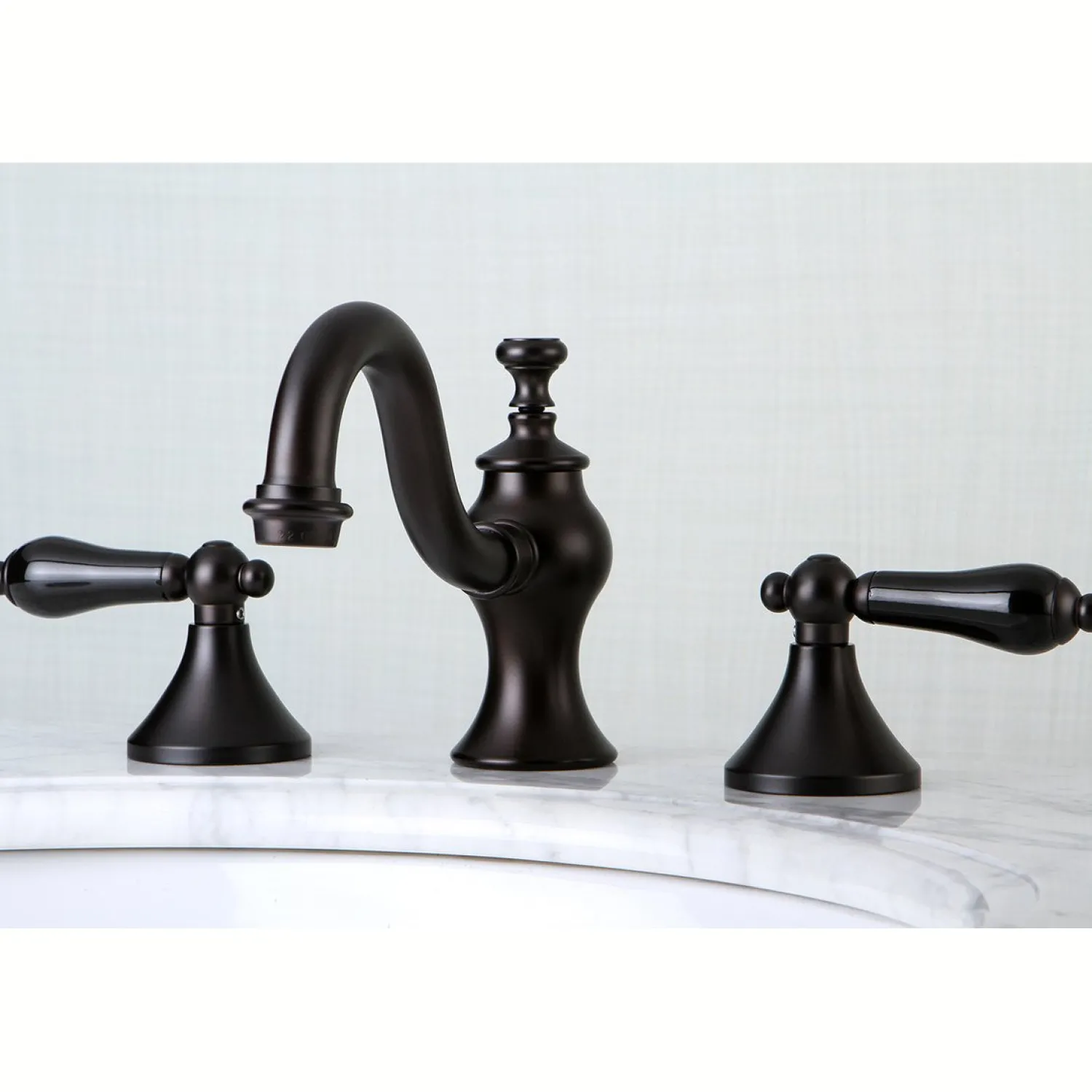 Best Duchess Deck Mount 3-Hole 8-Inch Widespread Bathroom Faucet 8" Widespread