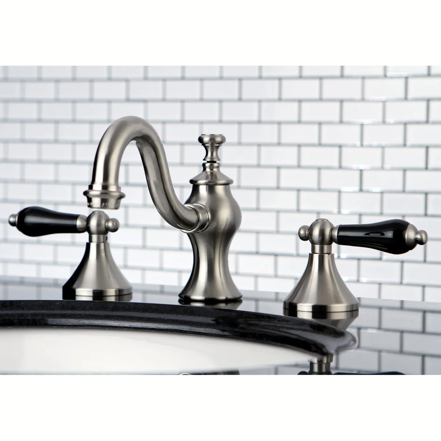 Best Duchess Deck Mount 3-Hole 8-Inch Widespread Bathroom Faucet 8" Widespread