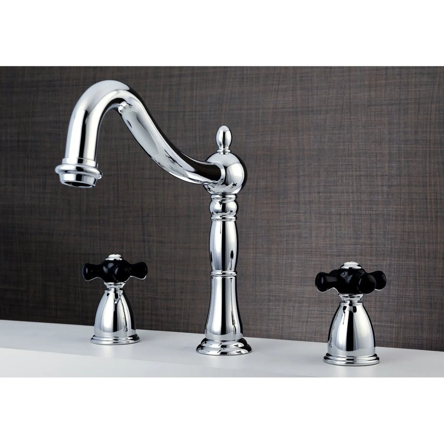 Online Duchess Deck Mount Roman Tub Filler with Cross Handle Tub Faucets