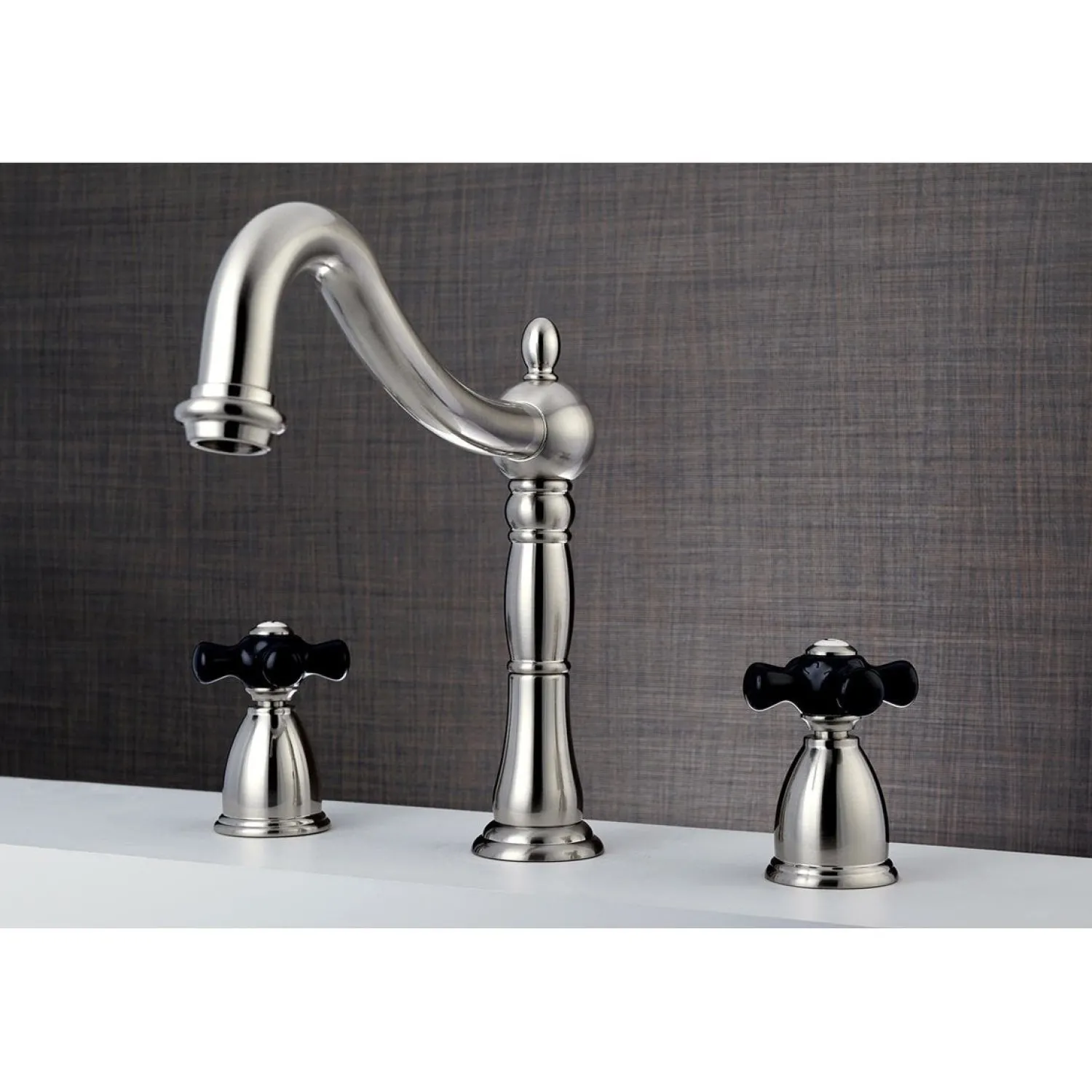 Online Duchess Deck Mount Roman Tub Filler with Cross Handle Tub Faucets