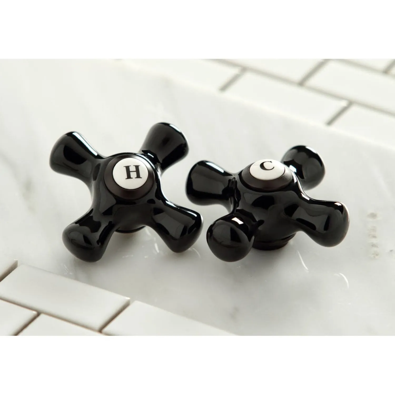 Online Duchess Deck Mount Roman Tub Filler with Cross Handle Tub Faucets