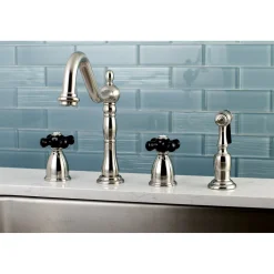 Discount Duchess 4-Hole Widespread Kitchen Faucet Widespread Kitchen Faucets|Faucets With Side Spray