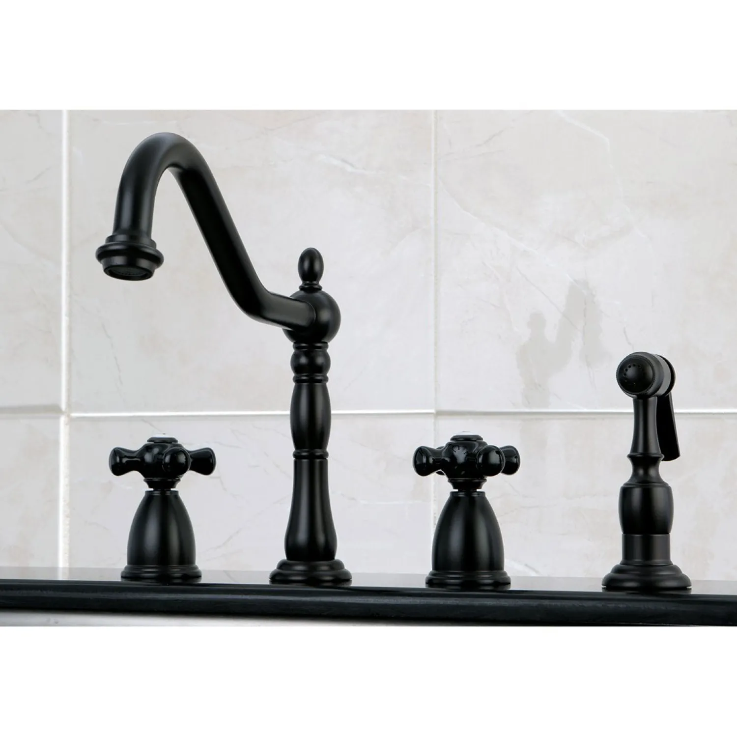 Discount Duchess 4-Hole Widespread Kitchen Faucet Widespread Kitchen Faucets|Faucets With Side Spray