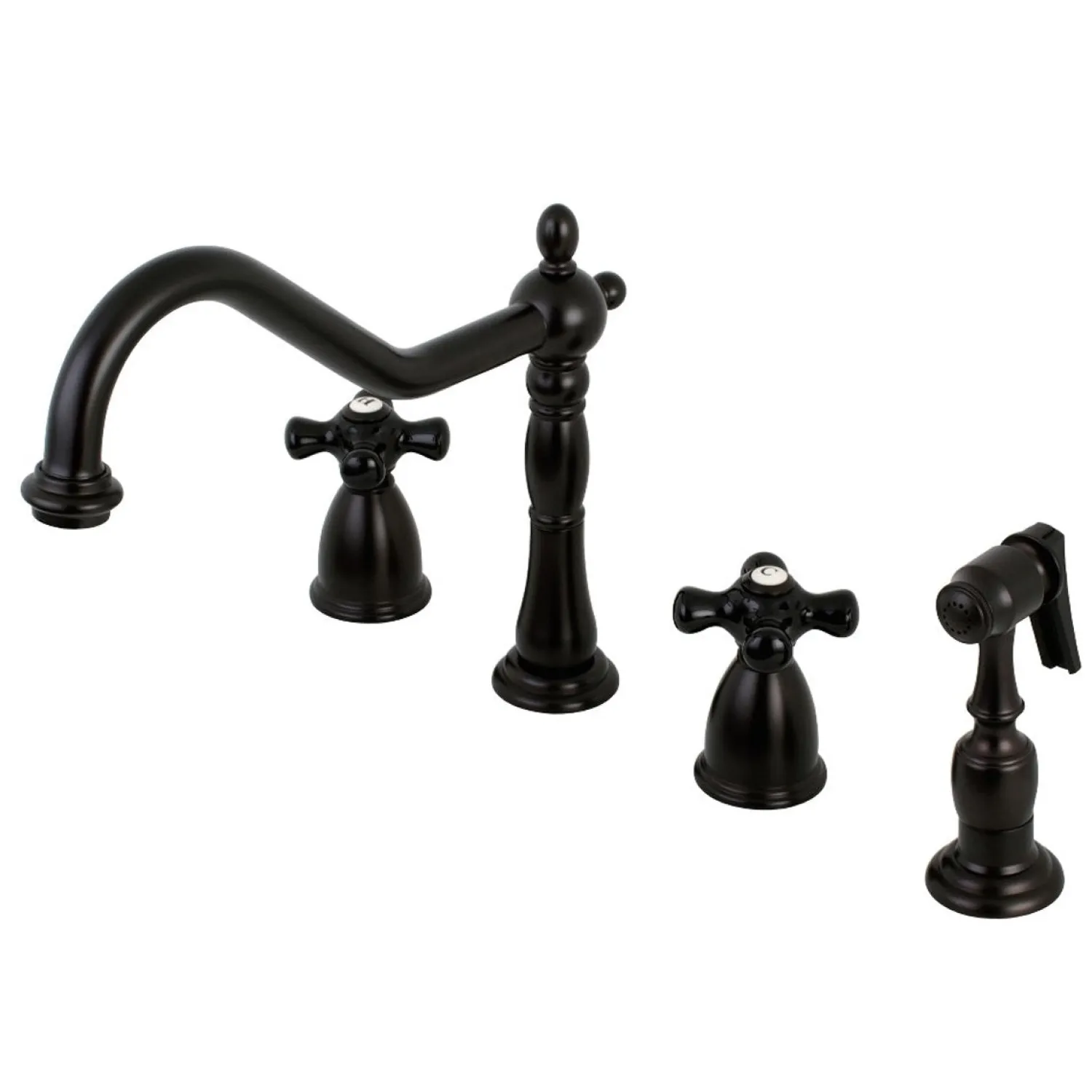 Discount Duchess 4-Hole Widespread Kitchen Faucet Widespread Kitchen Faucets|Faucets With Side Spray