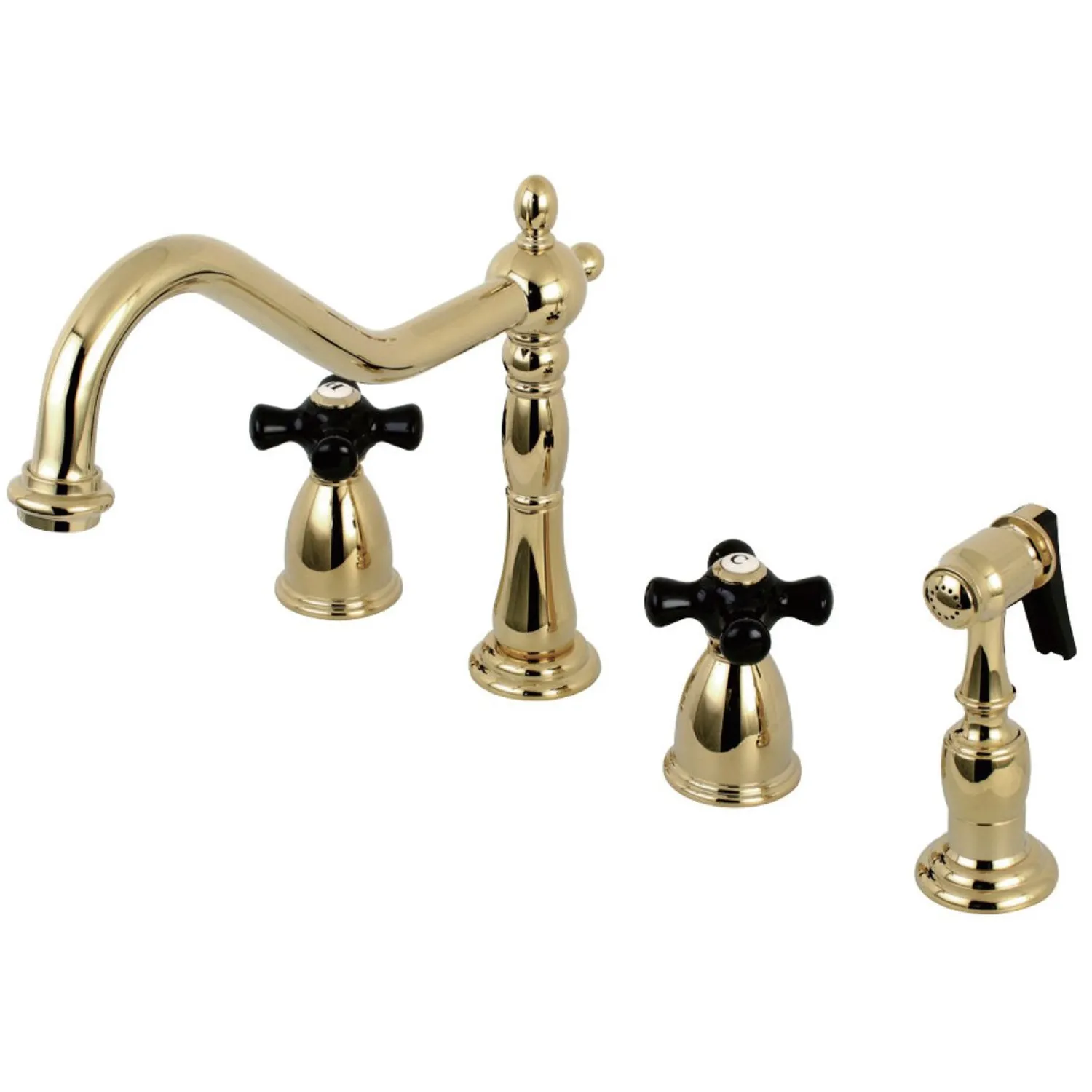 Discount Duchess 4-Hole Widespread Kitchen Faucet Widespread Kitchen Faucets|Faucets With Side Spray