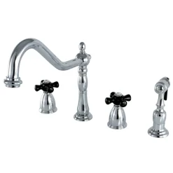 Discount Duchess 4-Hole Widespread Kitchen Faucet Widespread Kitchen Faucets|Faucets With Side Spray