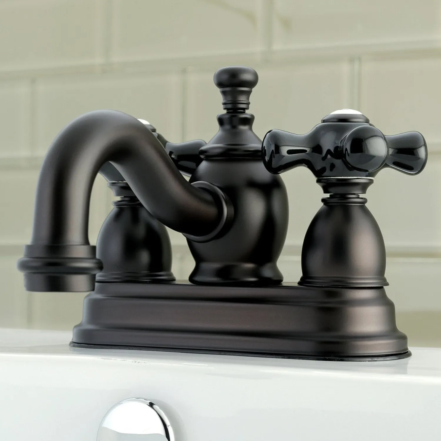 Online Duchess 4-Inch Centerset 3-Hole Deck Mount Bathroom Faucet 4" Center Set