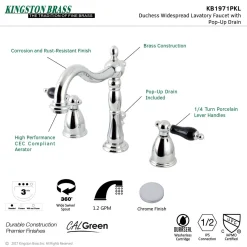 Hot Duchess 8-Inch Widespread Bathroom Faucet 8