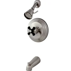 Outlet Duchess Tub and Shower Faucet with Cross Handle Tub & Shower Sets|Tub Faucets