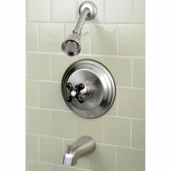 Outlet Duchess Tub and Shower Faucet with Cross Handle Tub & Shower Sets|Tub Faucets