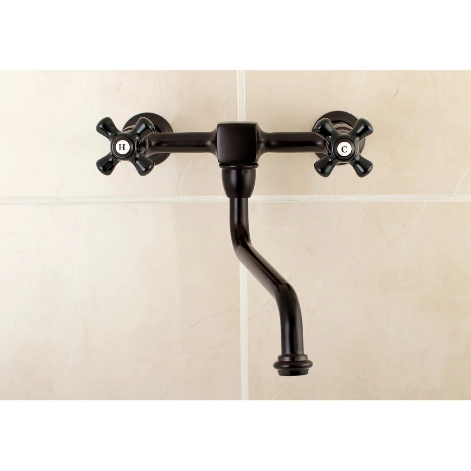 New Duchess Wall Mount 2-Hole Bathroom Faucet Wall Mount