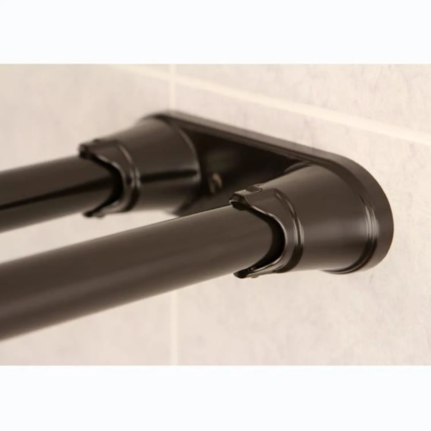 Outlet Edenscape Adjustable (60"-72") Double Curved Stainless Steel Shower Curtain Rod Shower Curtain Rods