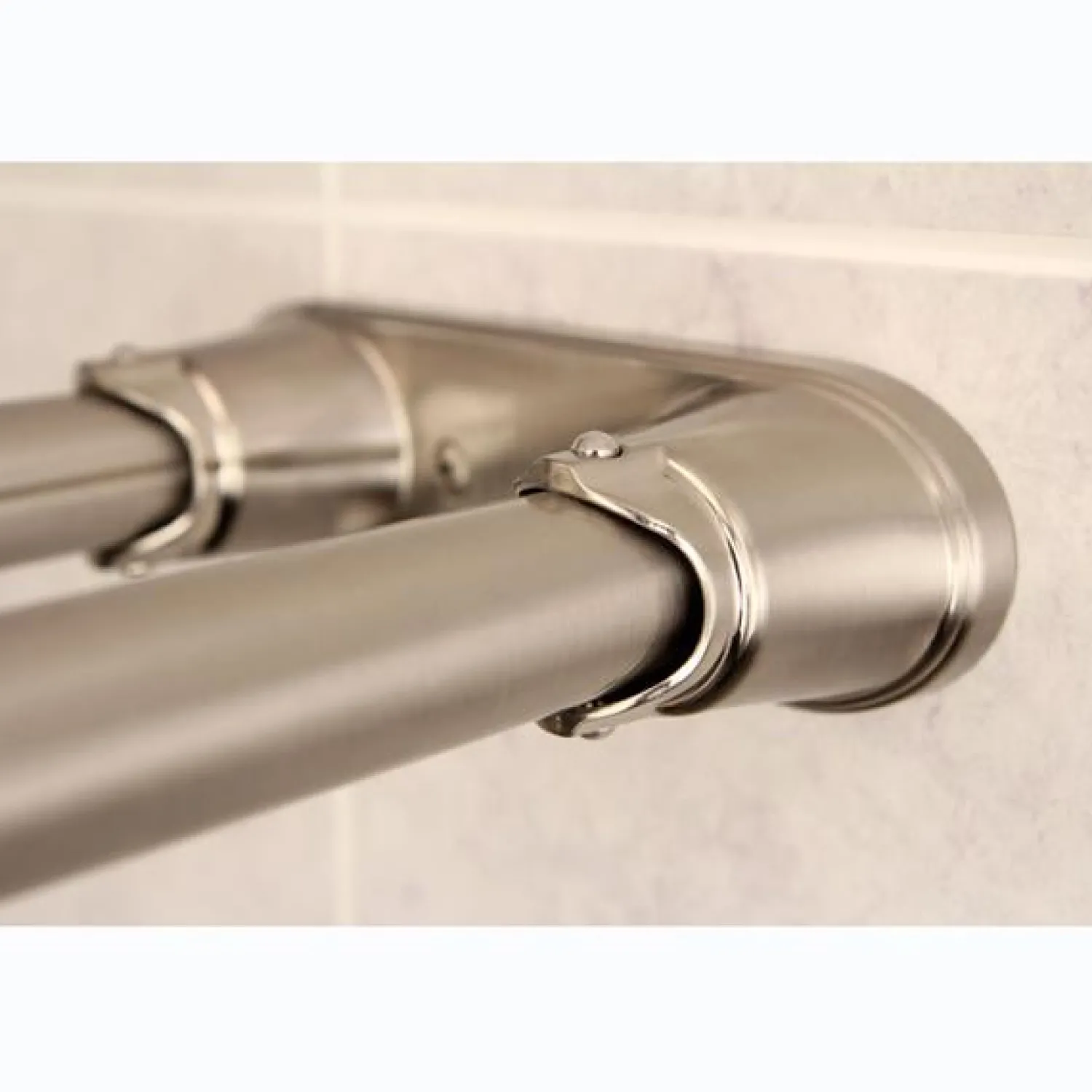 Outlet Edenscape Adjustable (60"-72") Double Curved Stainless Steel Shower Curtain Rod Shower Curtain Rods