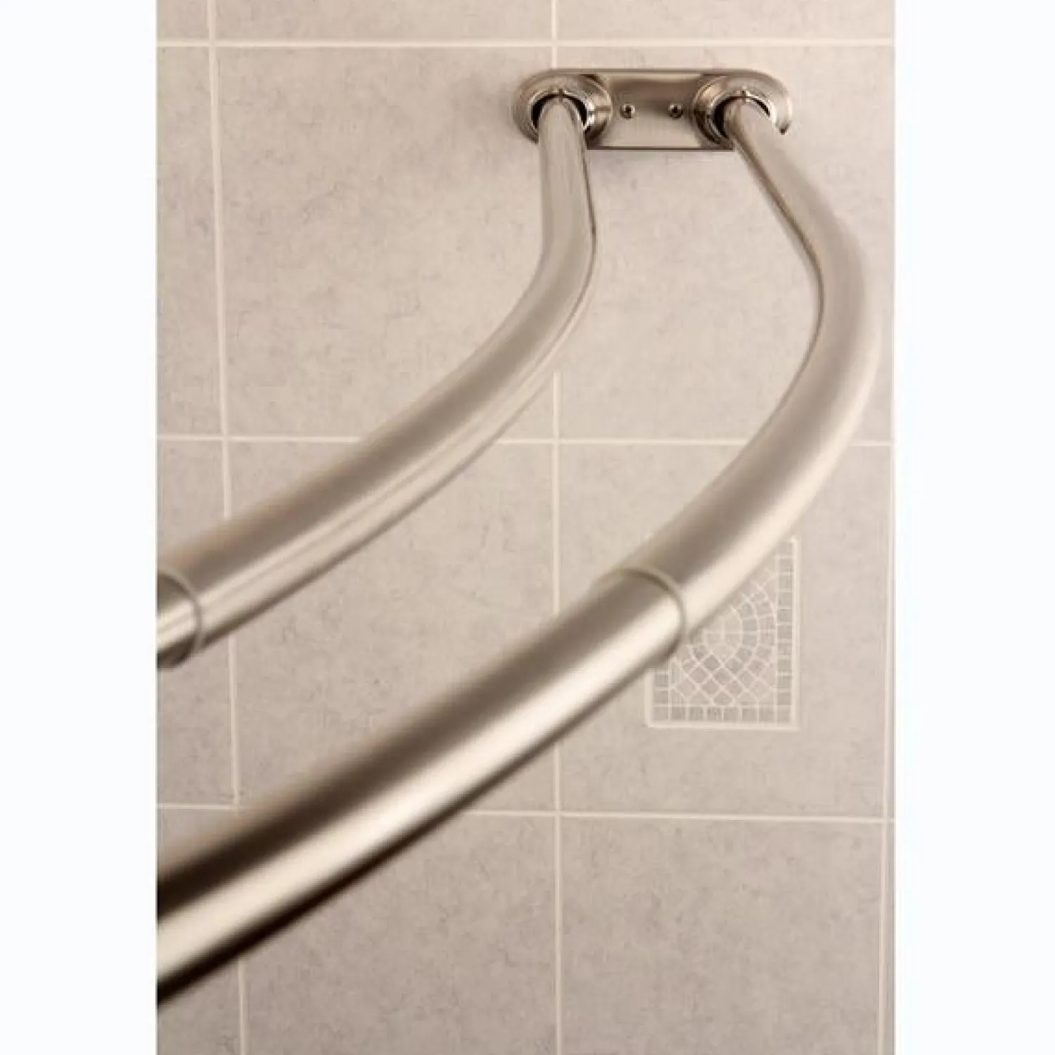 Outlet Edenscape Adjustable (60"-72") Double Curved Stainless Steel Shower Curtain Rod Shower Curtain Rods