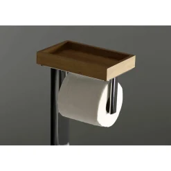 Online Edenscape Freestanding Toilet Paper Holder with Storage Shelf Toilet Paper Holders