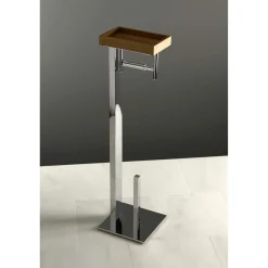 Online Edenscape Freestanding Toilet Paper Holder with Storage Shelf Toilet Paper Holders