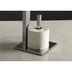 Online Edenscape Freestanding Toilet Paper Holder with Storage Shelf Toilet Paper Holders