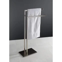 Outlet Edenscape Pedestal Dual Towel Rack Free-Standing Towel Racks