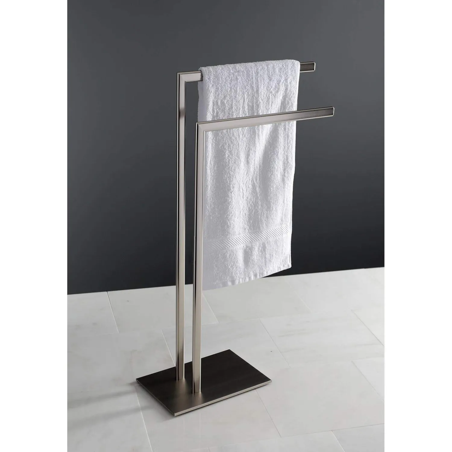 Outlet Edenscape Pedestal Dual Towel Rack Free-Standing Towel Racks
