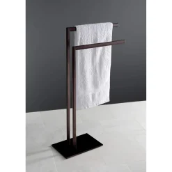 Outlet Edenscape Pedestal Dual Towel Rack Free-Standing Towel Racks