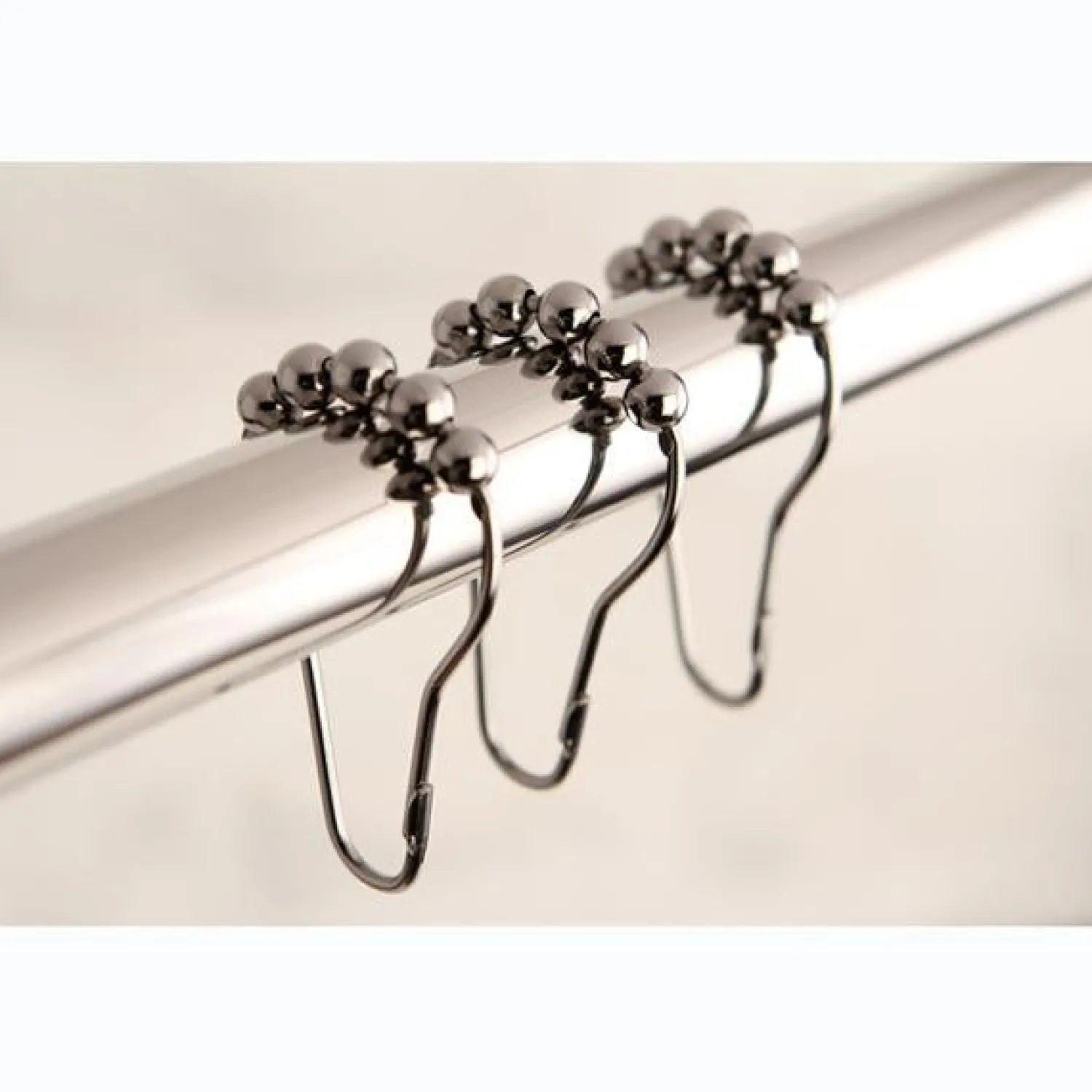 Sale Edenscape Roller Ball Shower Curtain Rings, 12 Pcs/Set Shower Curtain Rods