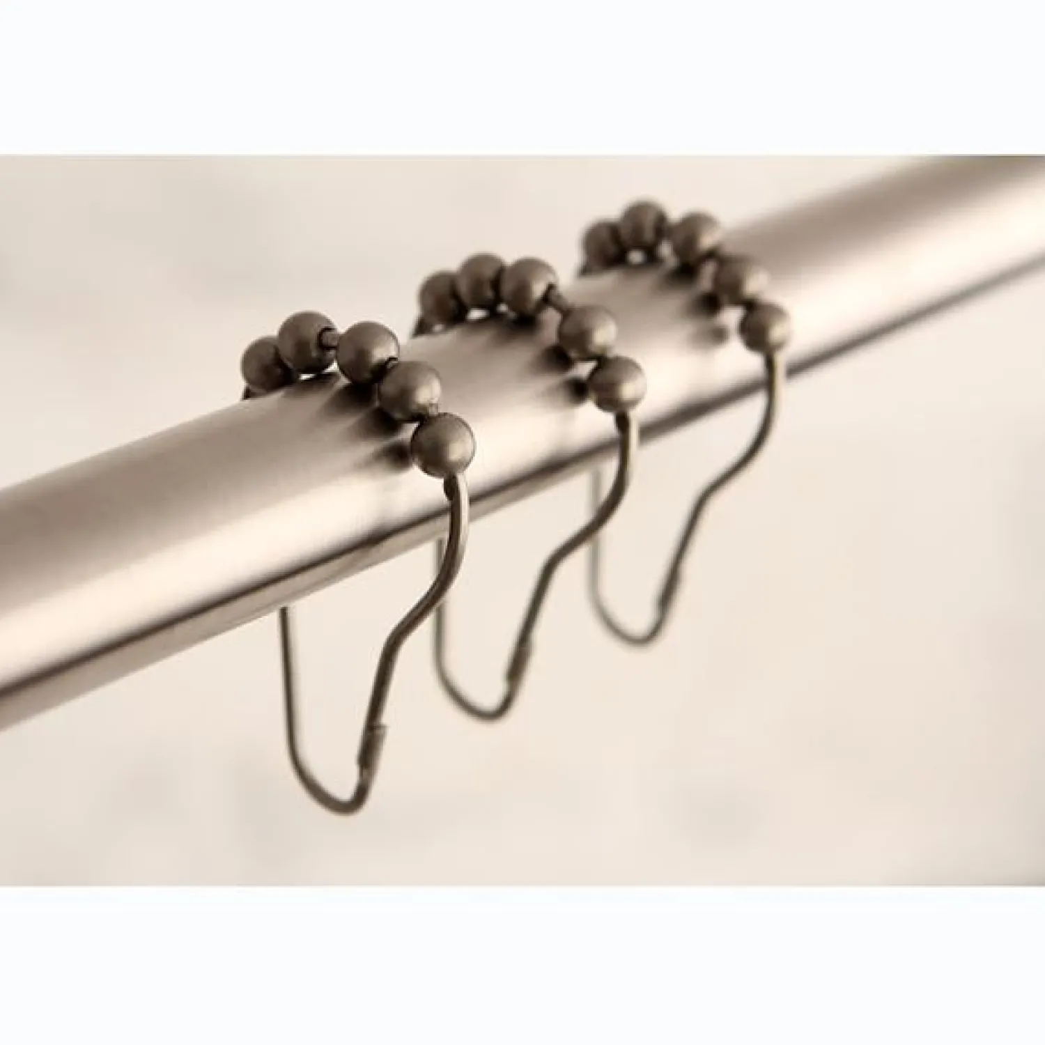Sale Edenscape Roller Ball Shower Curtain Rings, 12 Pcs/Set Shower Curtain Rods