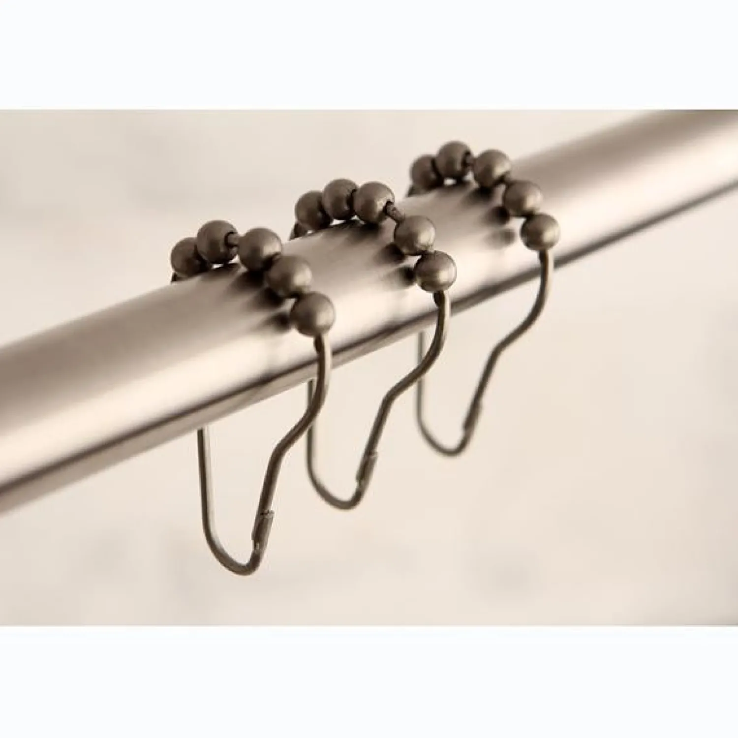 Sale Edenscape Roller Ball Shower Curtain Rings, 12 Pcs/Set Shower Curtain Rods