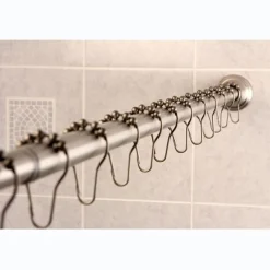 Best Edenscape Straight Shower Curtain Rod with Shower Curtain Rings Shower Curtain Rods