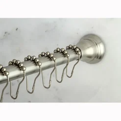 Best Edenscape Straight Shower Curtain Rod with Shower Curtain Rings Shower Curtain Rods