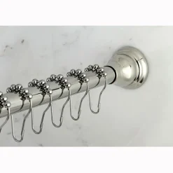 Best Edenscape Straight Shower Curtain Rod with Shower Curtain Rings Shower Curtain Rods