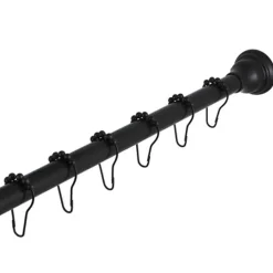 Best Edenscape Straight Shower Curtain Rod with Shower Curtain Rings Shower Curtain Rods