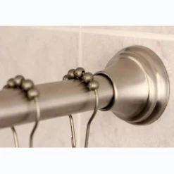 Best Edenscape Straight Shower Curtain Rod with Shower Curtain Rings Shower Curtain Rods