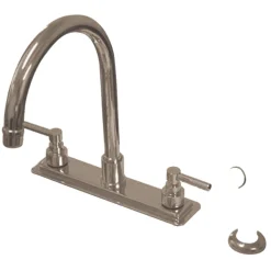 New Elinvar 8" Centerset Kitchen Faucet Faucets With Side Spray