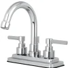 Elinvar Deck Mount 4-Inch Centerset Bathroom Faucet 4" Center Set