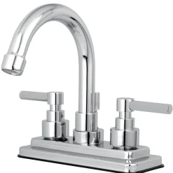 Elinvar Deck Mount 4-Inch Centerset Bathroom Faucet 4" Center Set